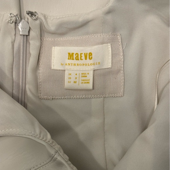 Maeve by Anthropology Faux Leather Dress (NEW) - Picture 9 of 10